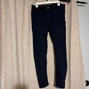 JustFab Midnight Blue Denim stretch skinny jeans size 35